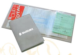 Porte carte grise 3 volets - ref. 139 - Dim. 14,2 x 28,8 cm - Agents,  concessions & réparateurs - 2 Roues - Porte carte, étui, pochette