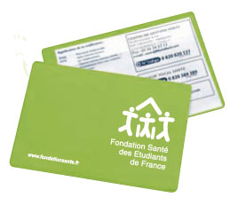 Médical: Porte carte vitale publicitaire