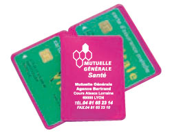 Médical: Porte carte vitale publicitaire