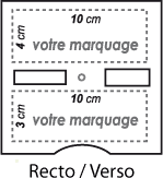 Gabarit impression :Disque de stationnement carton