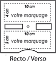 Gabarit impression  de votre Disque de stationnement carton